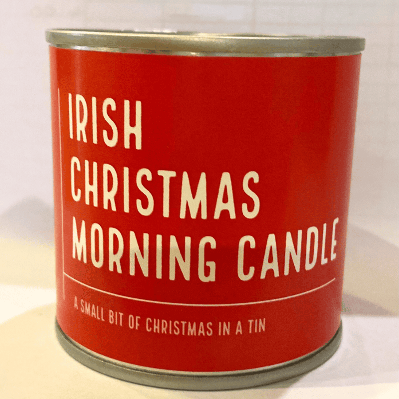 Irish Candle Tin  - Irish Christmas Morning (Small)
