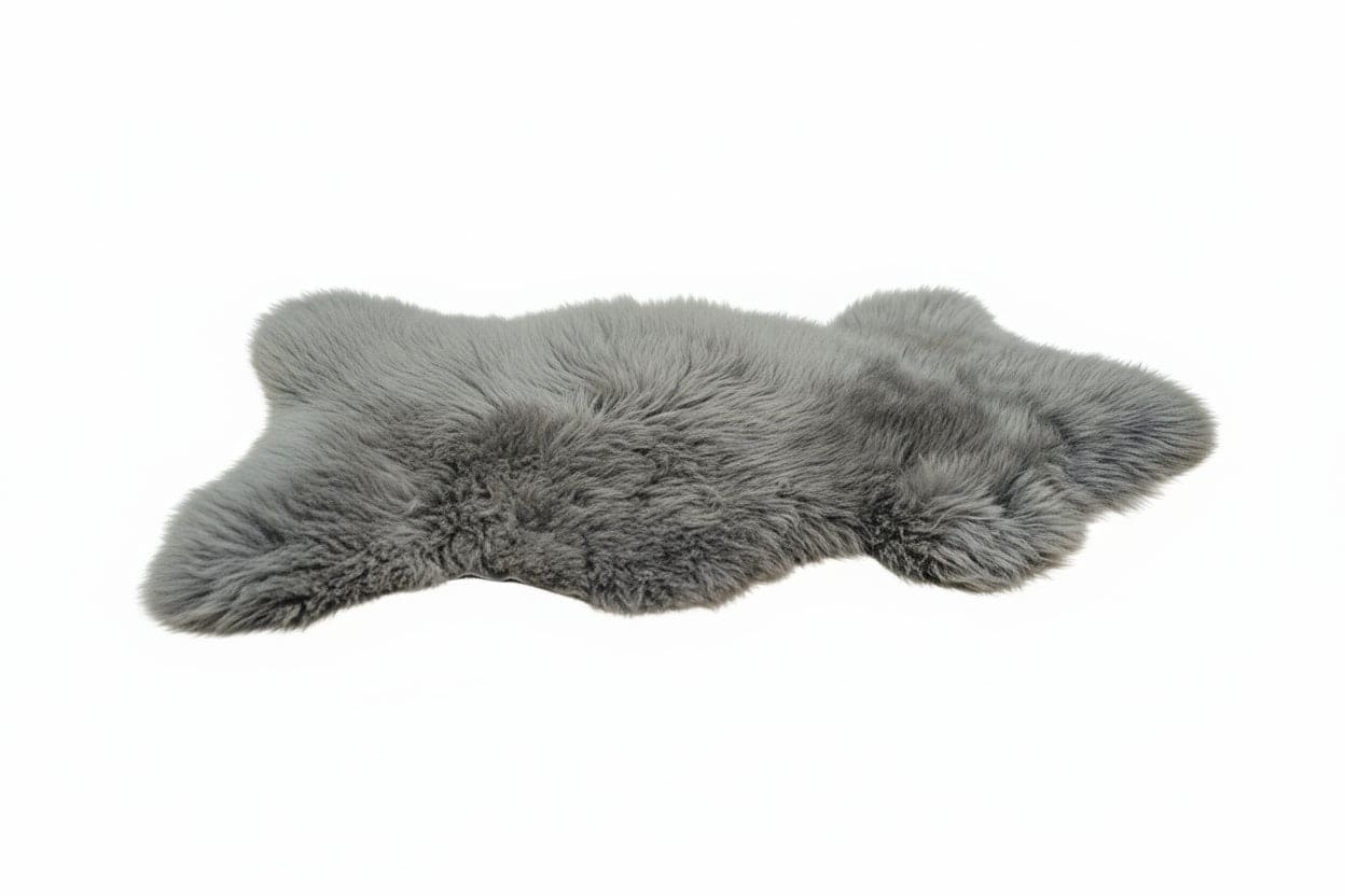 Sheepskin Rug - Light grey - The Irish woolen Workshop