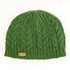 Aran Cable Pullon Hat - Green