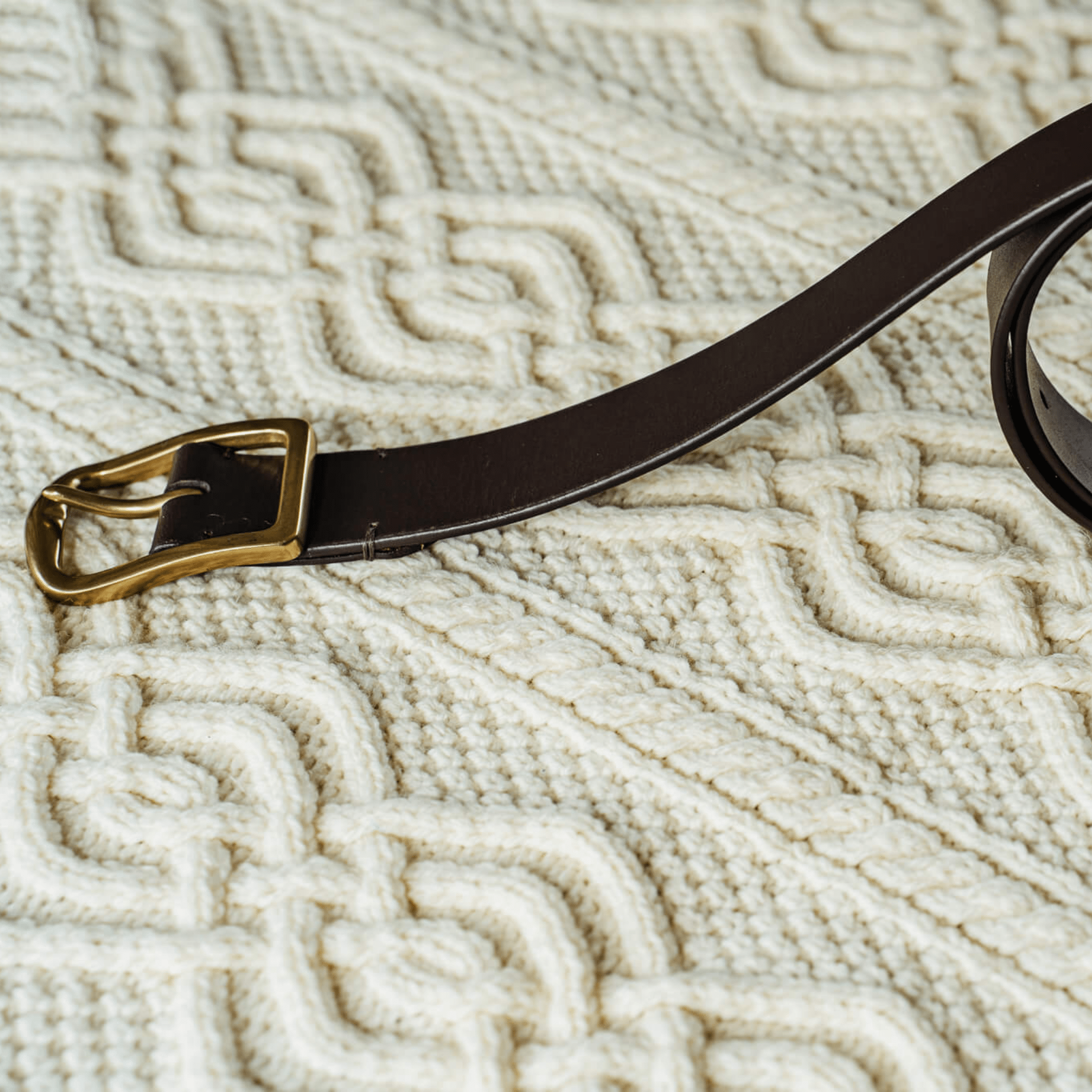 Tinnakeenly Leathers Gents Belt - Tinnakeenly Leathers - Dark Brown