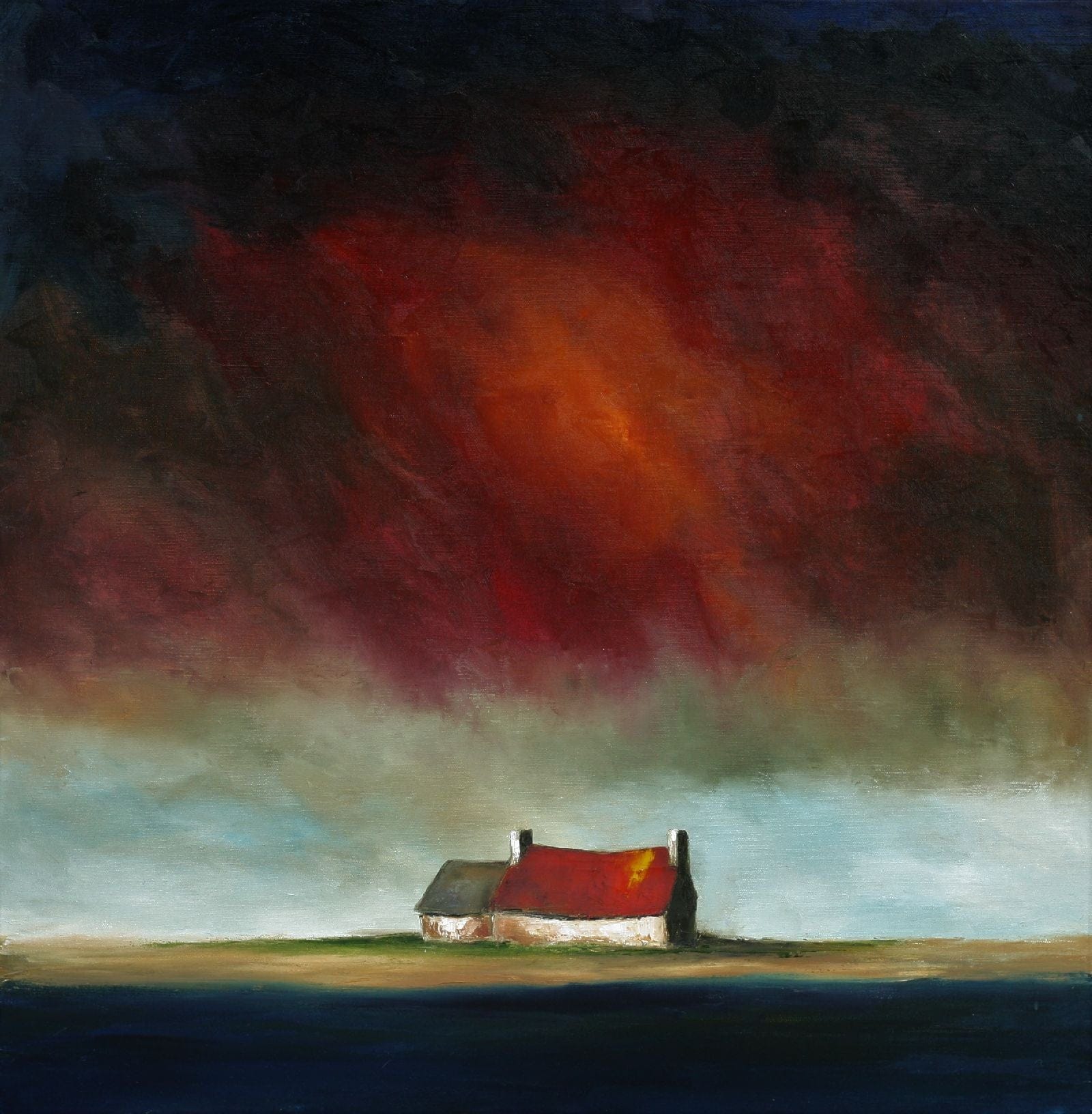 Under a Crimson Sky - Limited Edition Print by Padraig McCaul