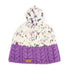 Uneven Wool Bobble Ladies Hat - Lilac