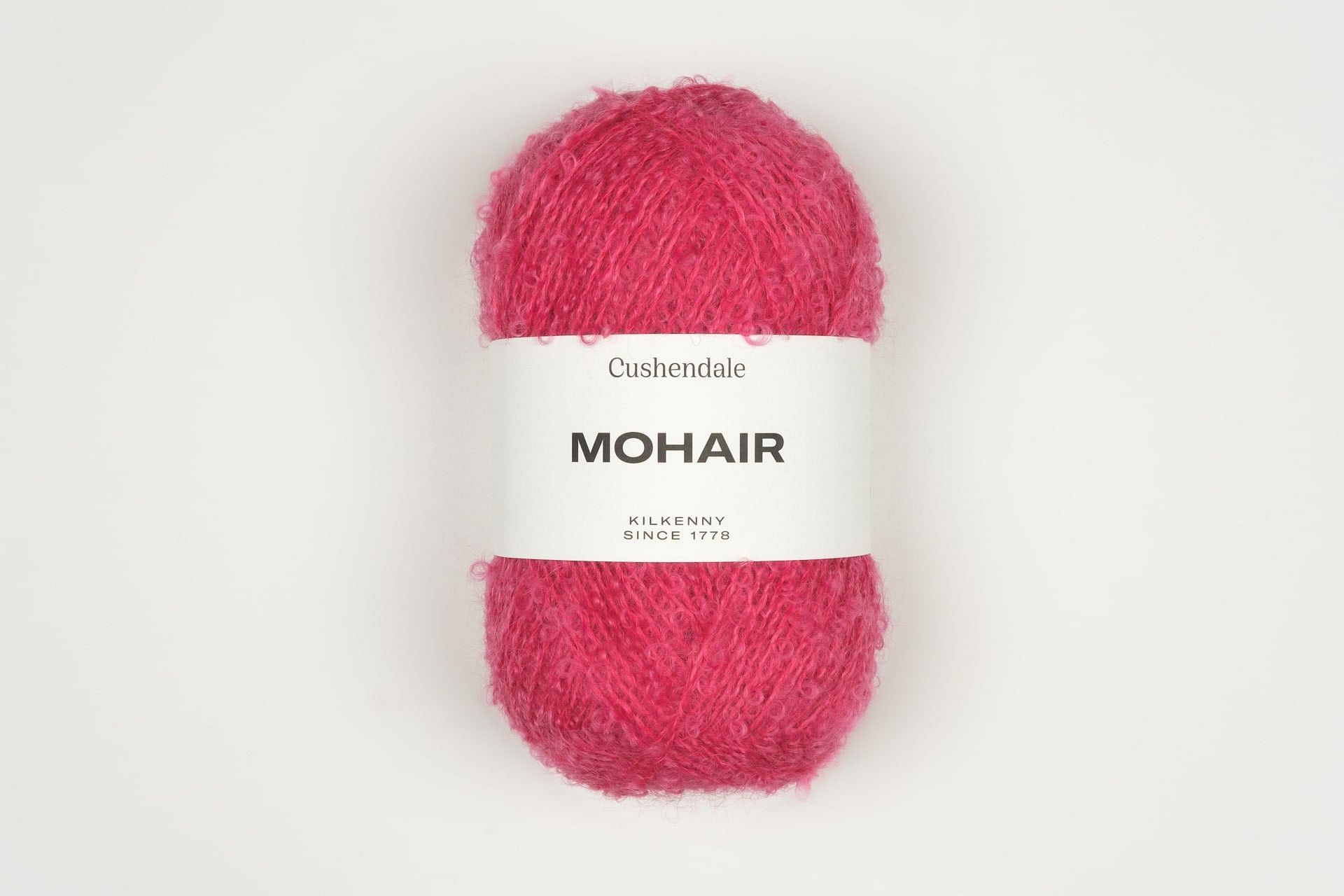 100g Cushendale  Mohair Wool Colour: Raspberry
