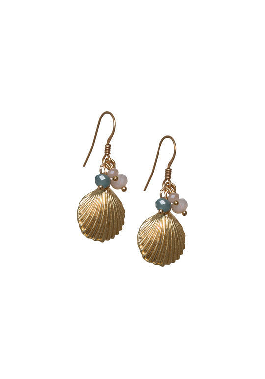 Melanie Hand Earrings - Small Shells