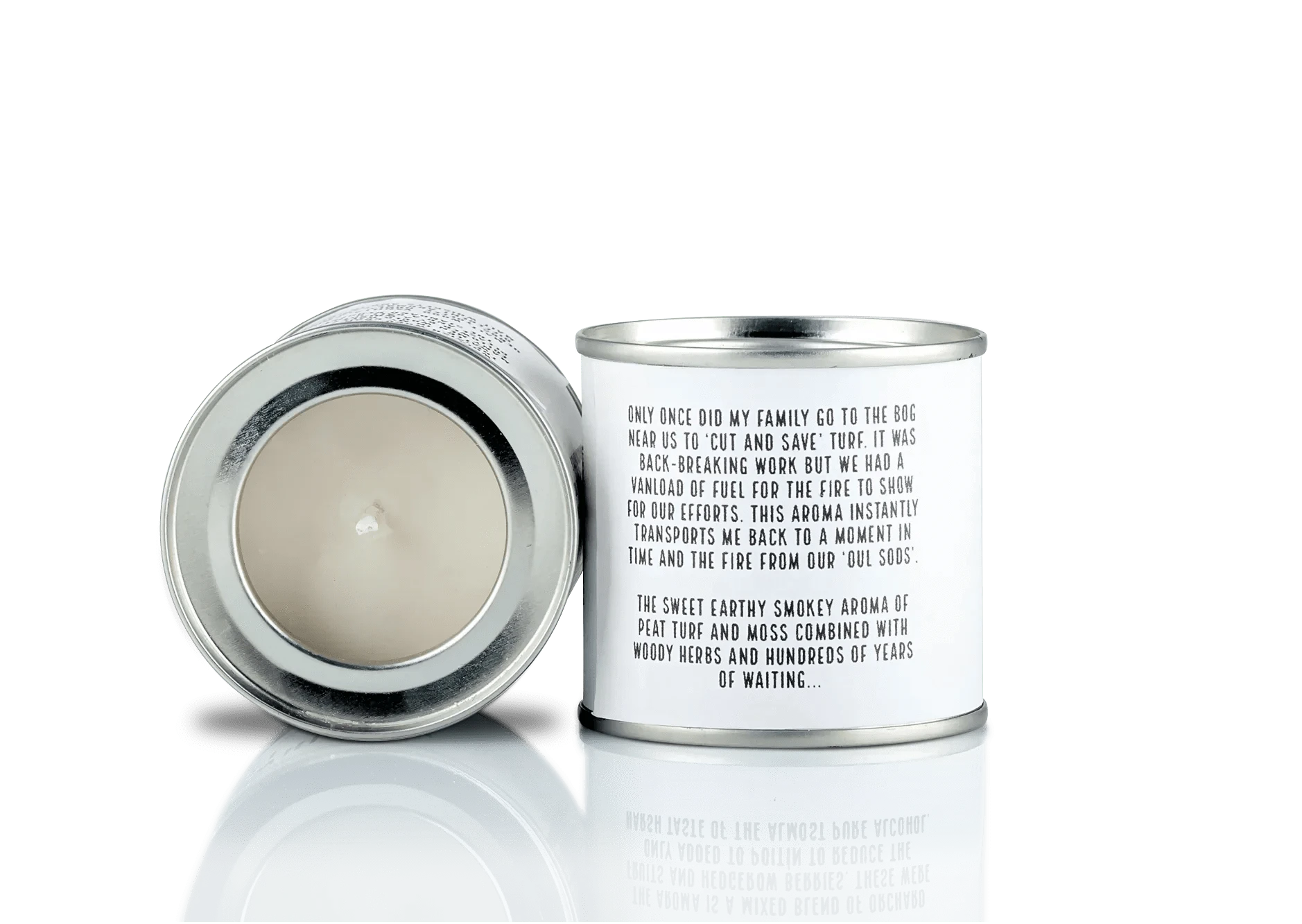 Connemara Sheep & Wool Centre Irish Candle Tin  - Irish Turf Fire (Large)