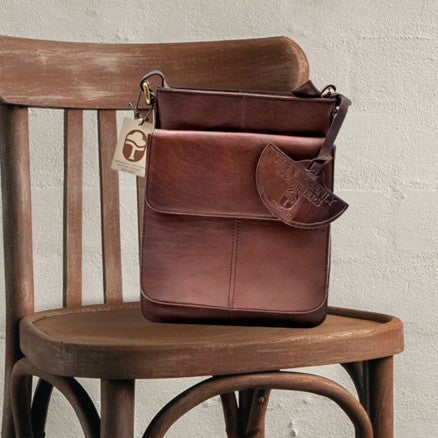 Brown Leather Sling Bag
