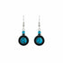 Aurora Design Earrings - Marbled Blue Donut