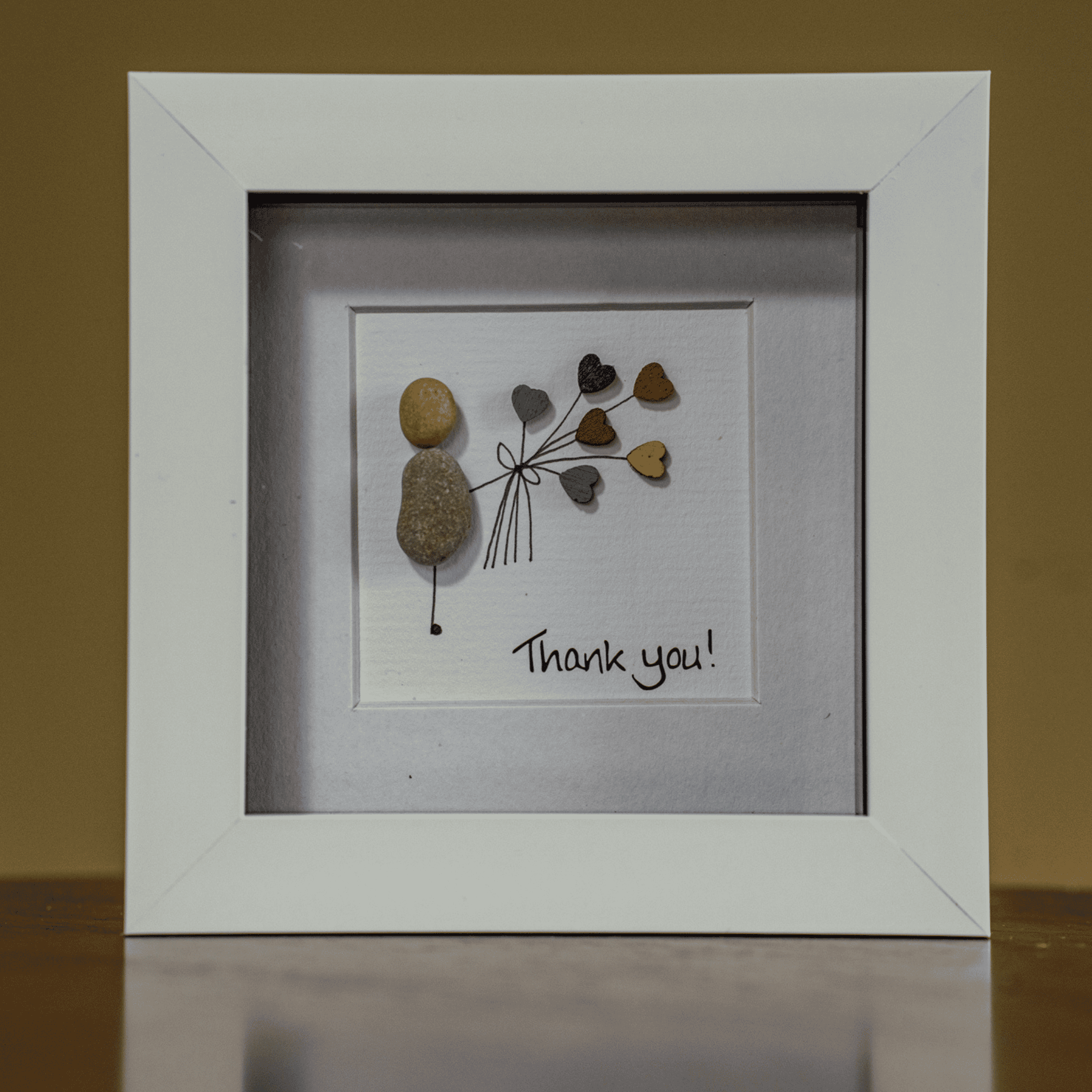 Simply Mourne Pebble Art - Thank You