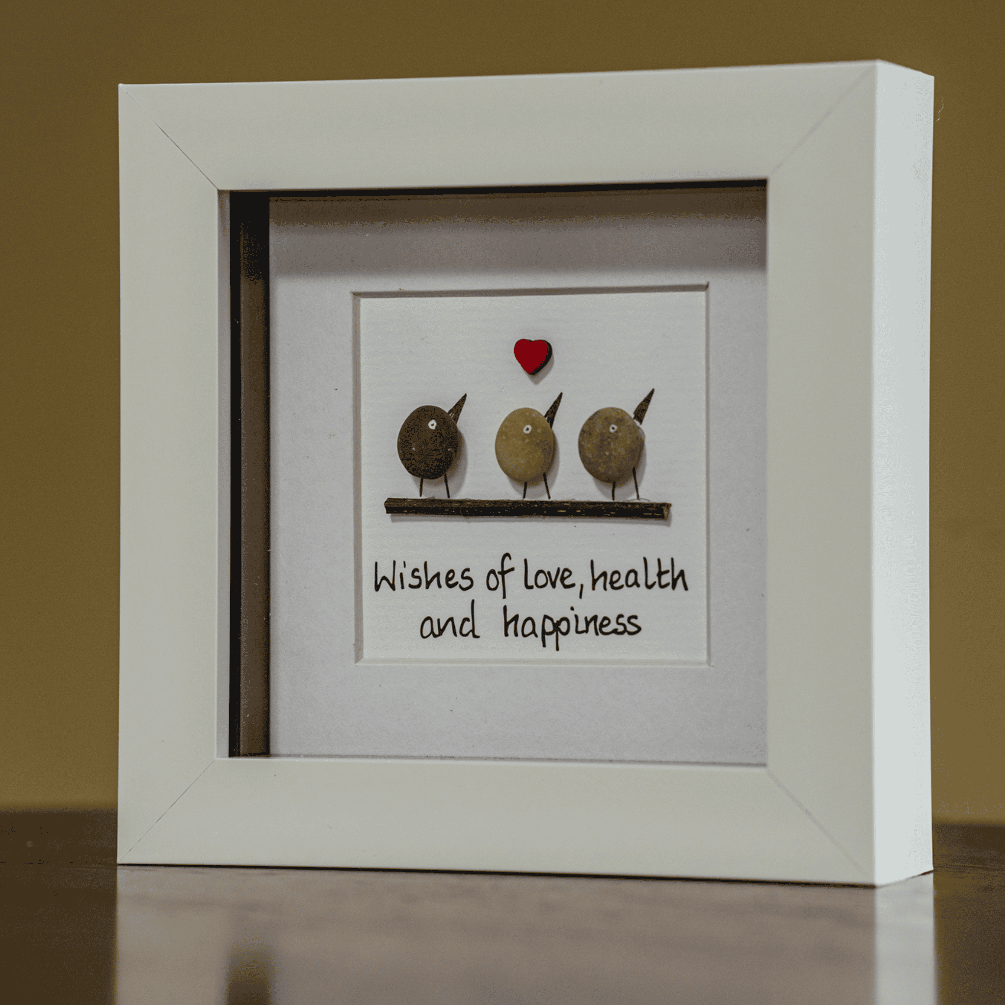 Simply Mourne Pebble Art - Love, Health and Happiness