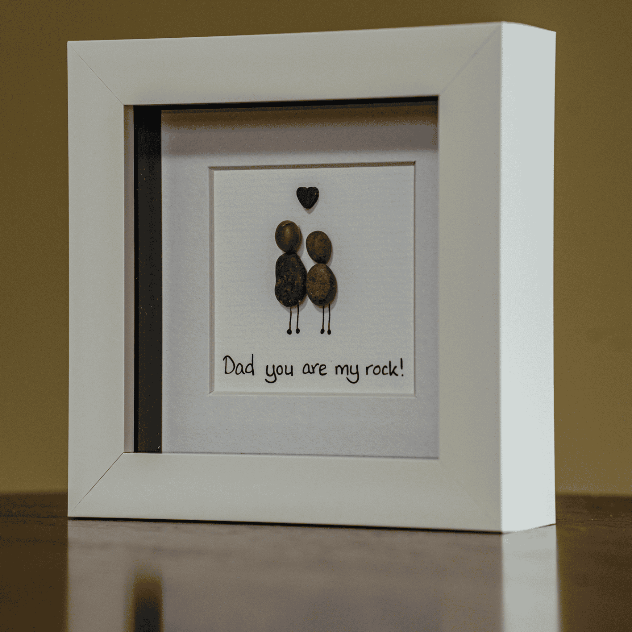 Simply Mourne Pebble Art - Dad You Are My Rock