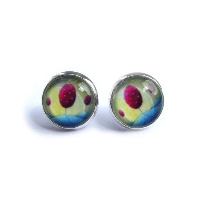 Amélie Gagne Studio Post Earrings - Yellow and Pink