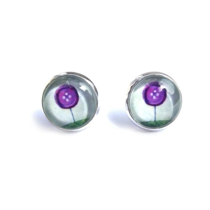 Amélie Gagne Studio Post Earrings - Button Tree