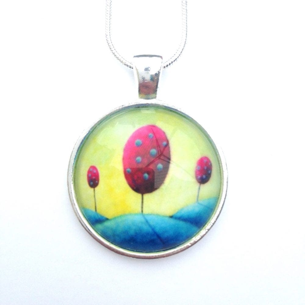 Amélie Gagne Studio Necklace Yellow and Pink