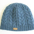 Aran Cable Blue Pullon Hat