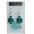 Aurora Design Earrings - Mosaic Stone, Blue