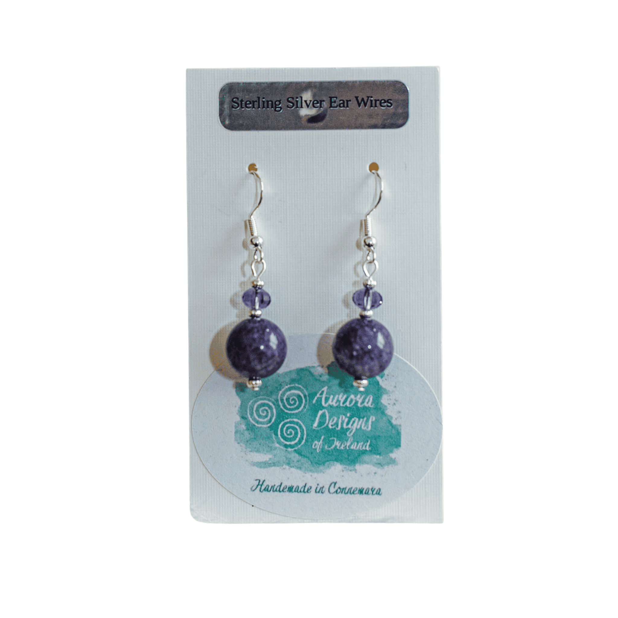 Aurora Design Earrings - Purple