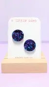 A Little Idea - Sparkle Studs in Blue and Purple