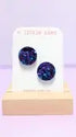 A Little Idea - Sparkle Studs in Blue and Purple