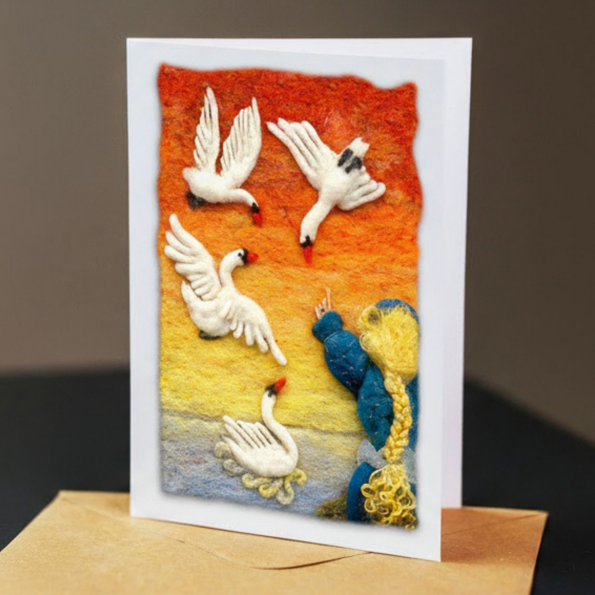 Children of Lir - Greeting Card