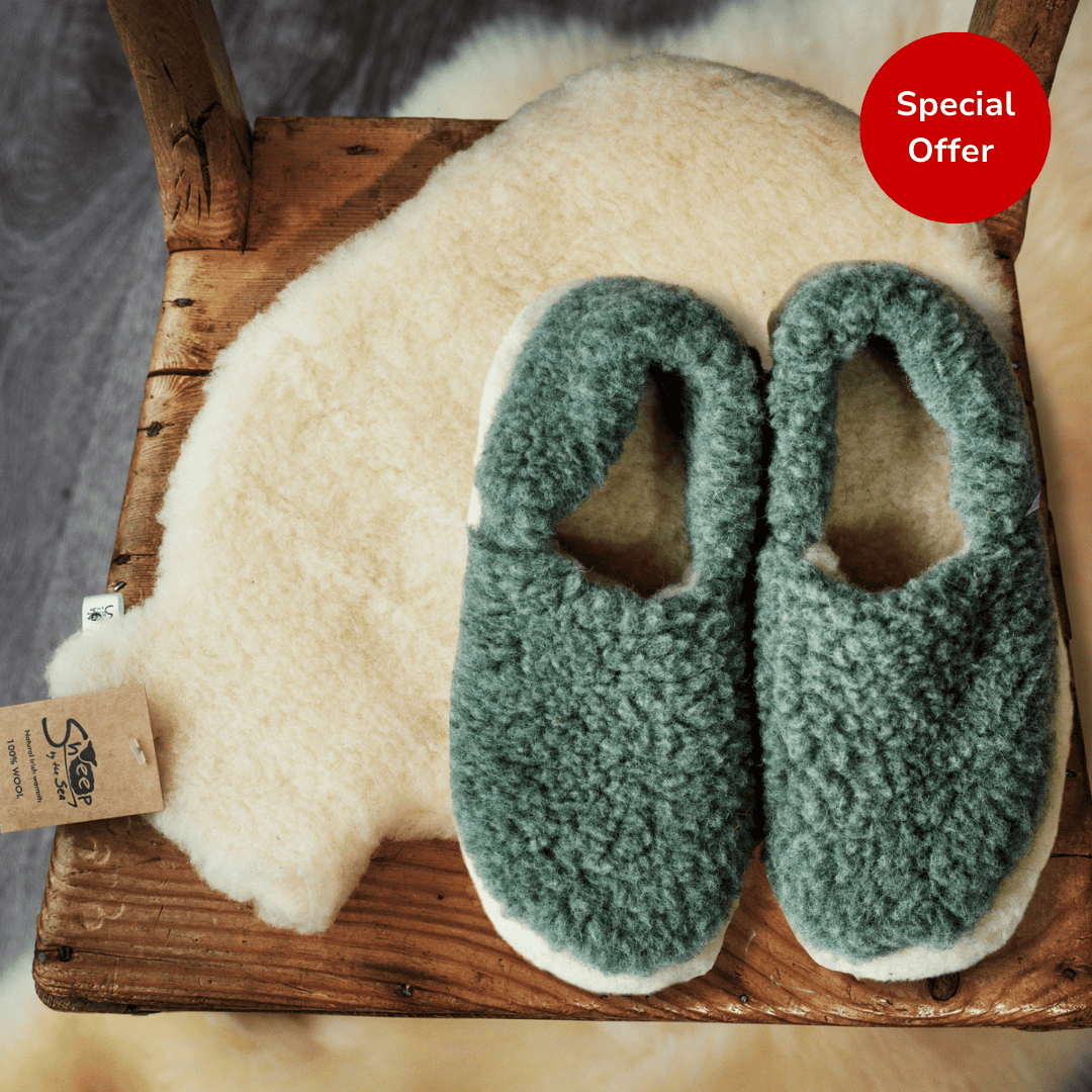 Slippers and Hot Water Bottle Set