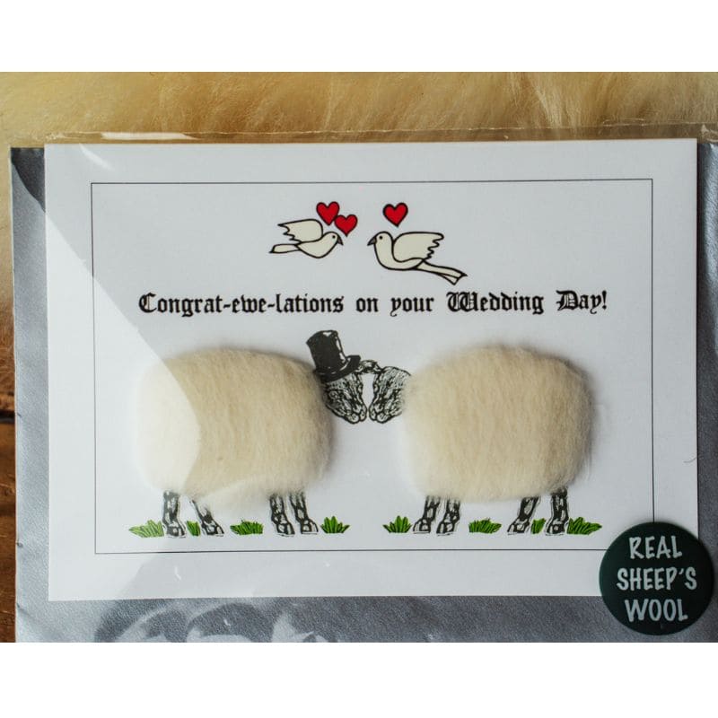 Congrat-ewe-lations on your Wedding Day!