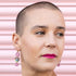 A Little Idea - Debbie Harry Earrings, Dusty Pink
