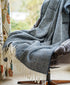 Connemara Blanket Navy