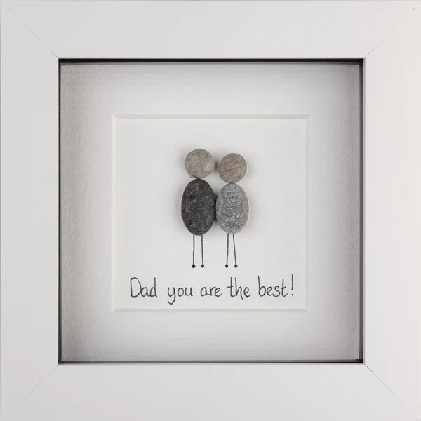 Simply Mourne Pebble Art - Dad You Are My Rock