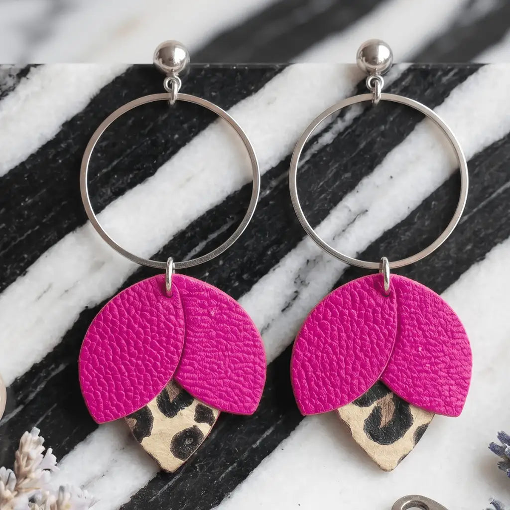 GG Designs GG Designs - Little Acorns Purple and Leopard