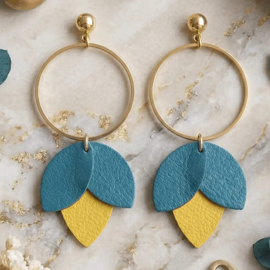 GG Designs GG Designs - Little Acorns Teal and Yellow