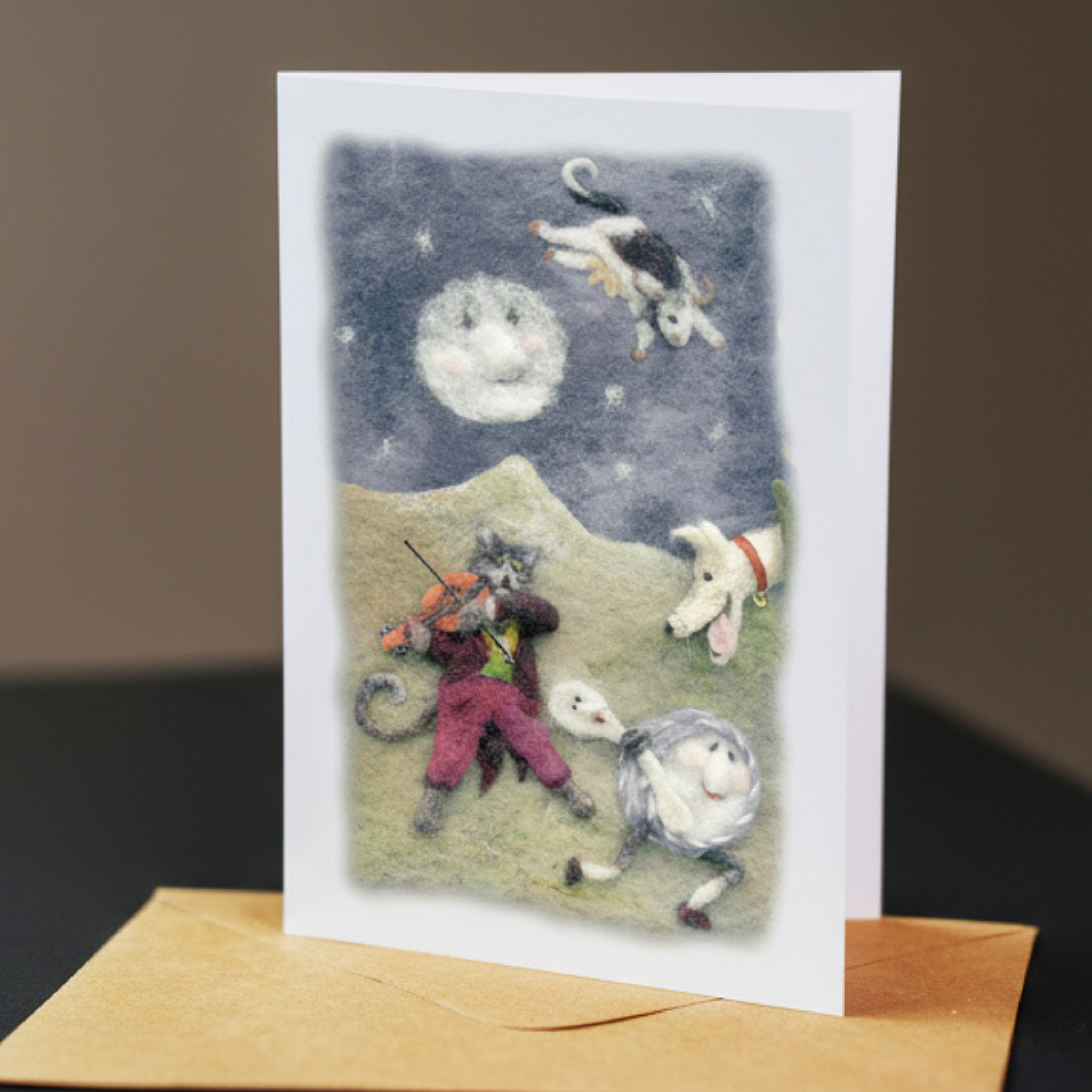 Hey Diddle Diddle - Greeting Card