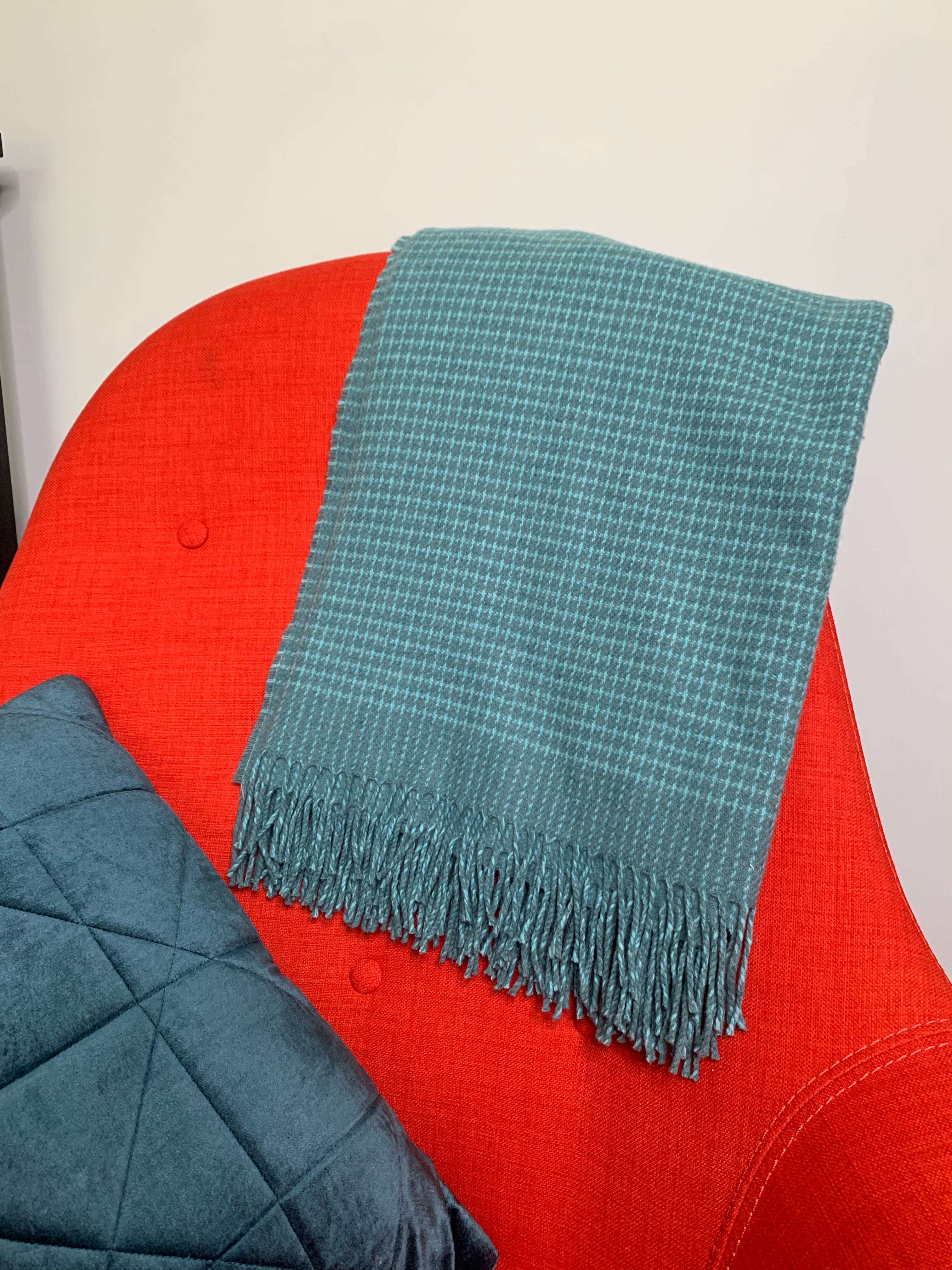 Wool Cashmere Throw - Alpine Spring