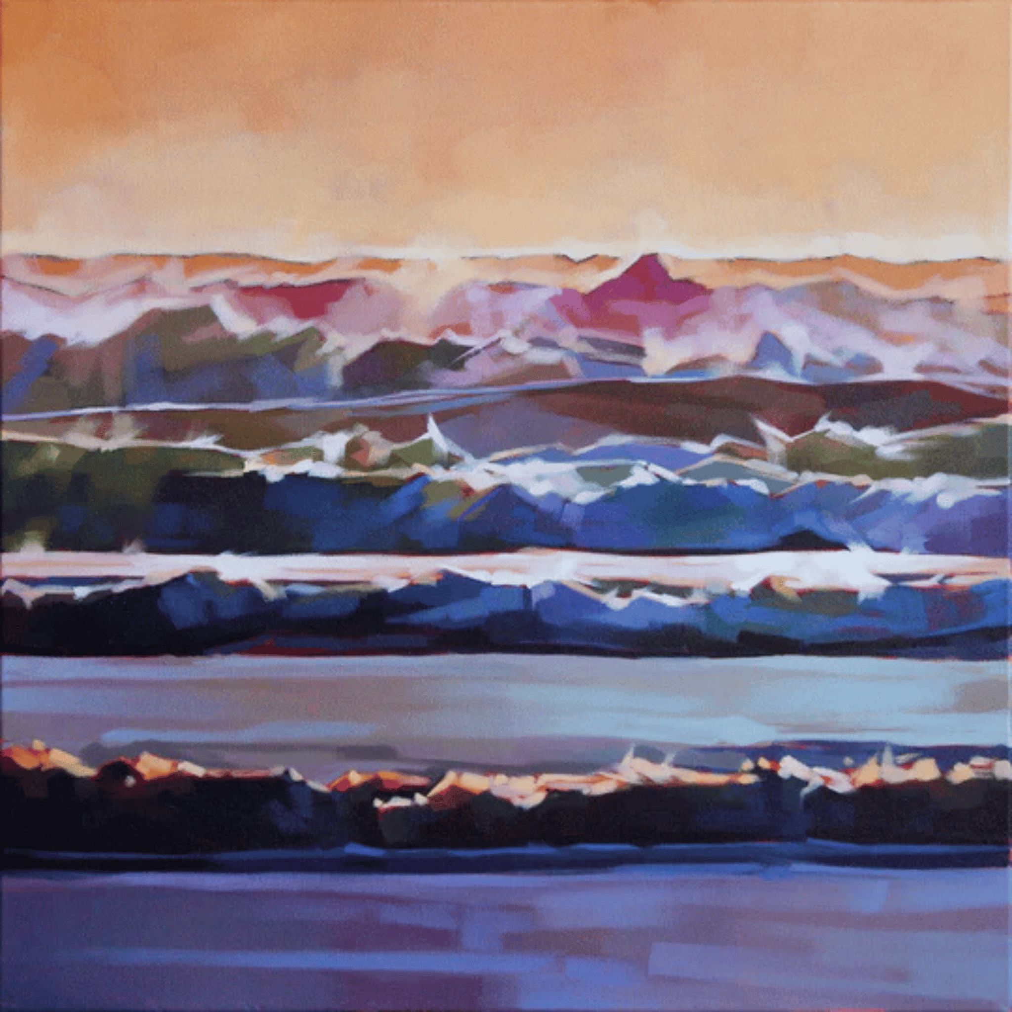 Kevin Lowery Art Whitewater - Limited Edition Print