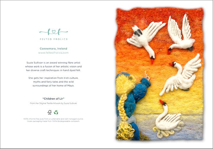 Children of Lir - Greeting Card