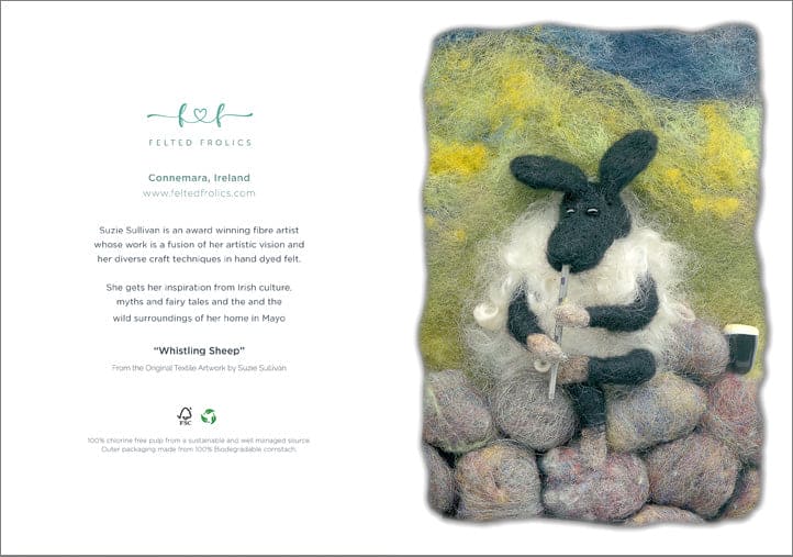 Whistling Sheep - Greeting Card