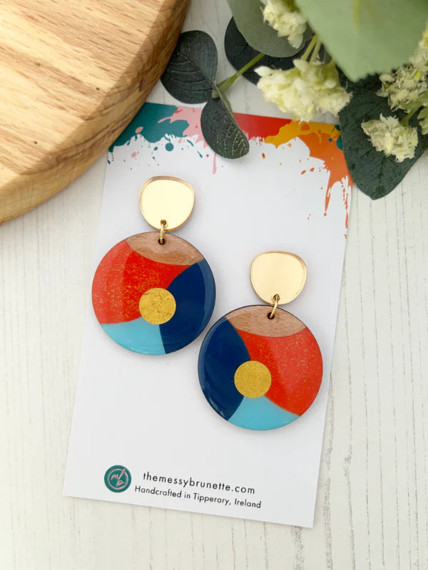 The Messy Brunette - Colorful Bubble Earrings