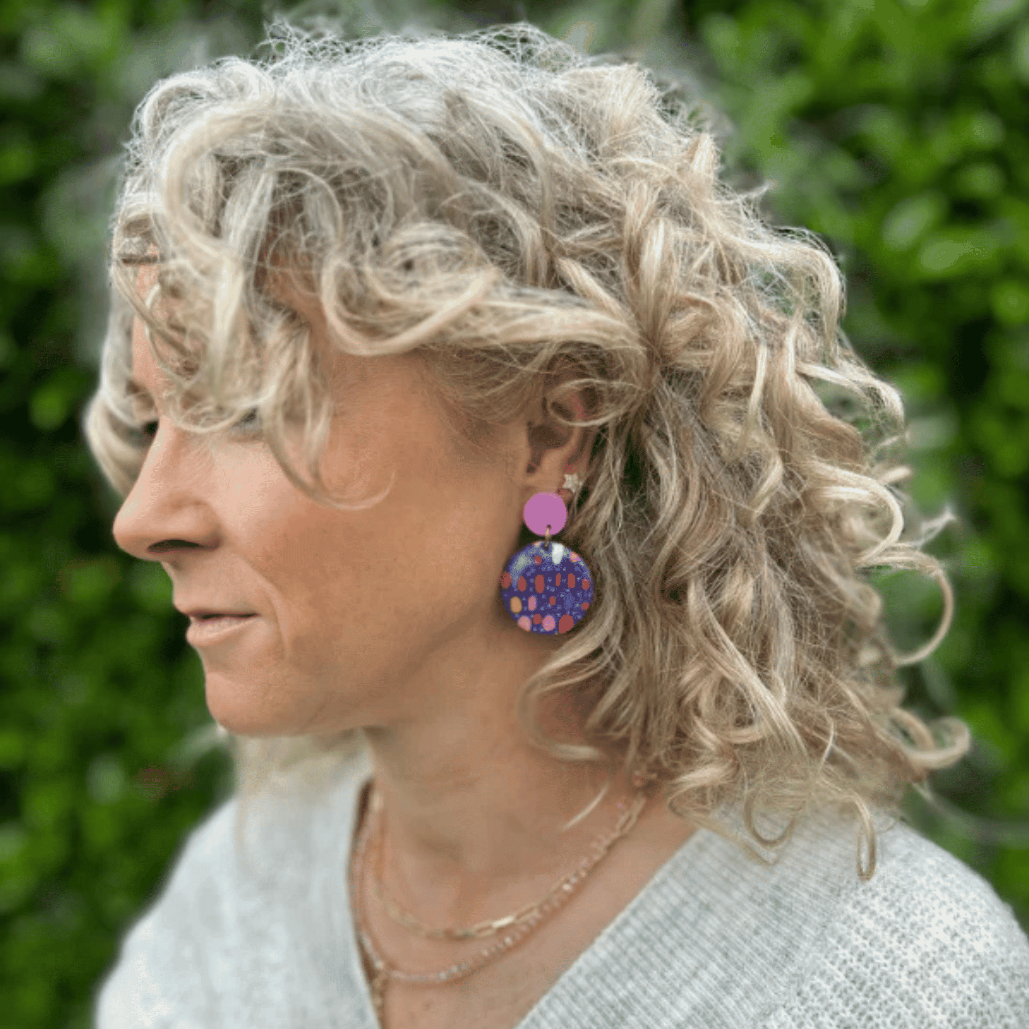 The Messy Brunette -Dots and Dashes Earrings