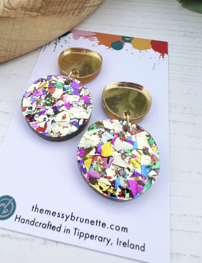 The Messy Brunette - Disco Glitz Earrings