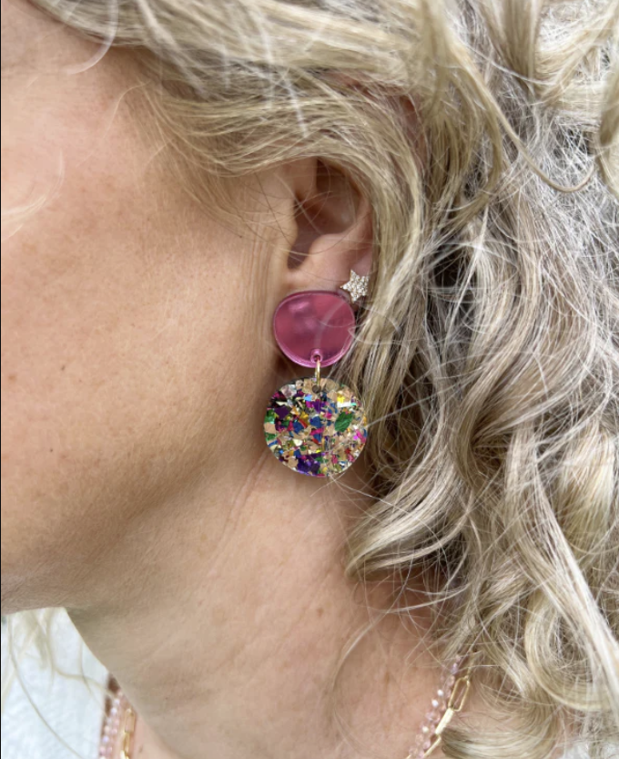 The Messy Brunette - Disco Glitz Earrings