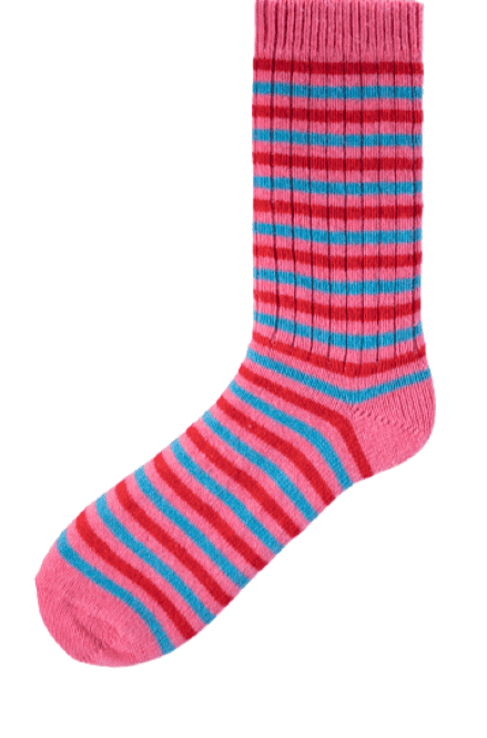 Connemara Socks - Merino Stripe Small