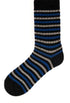 Connemara Socks - Merino Stripe Large