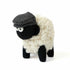 Knitted Sheep Collectable with Blue Tweed Cap