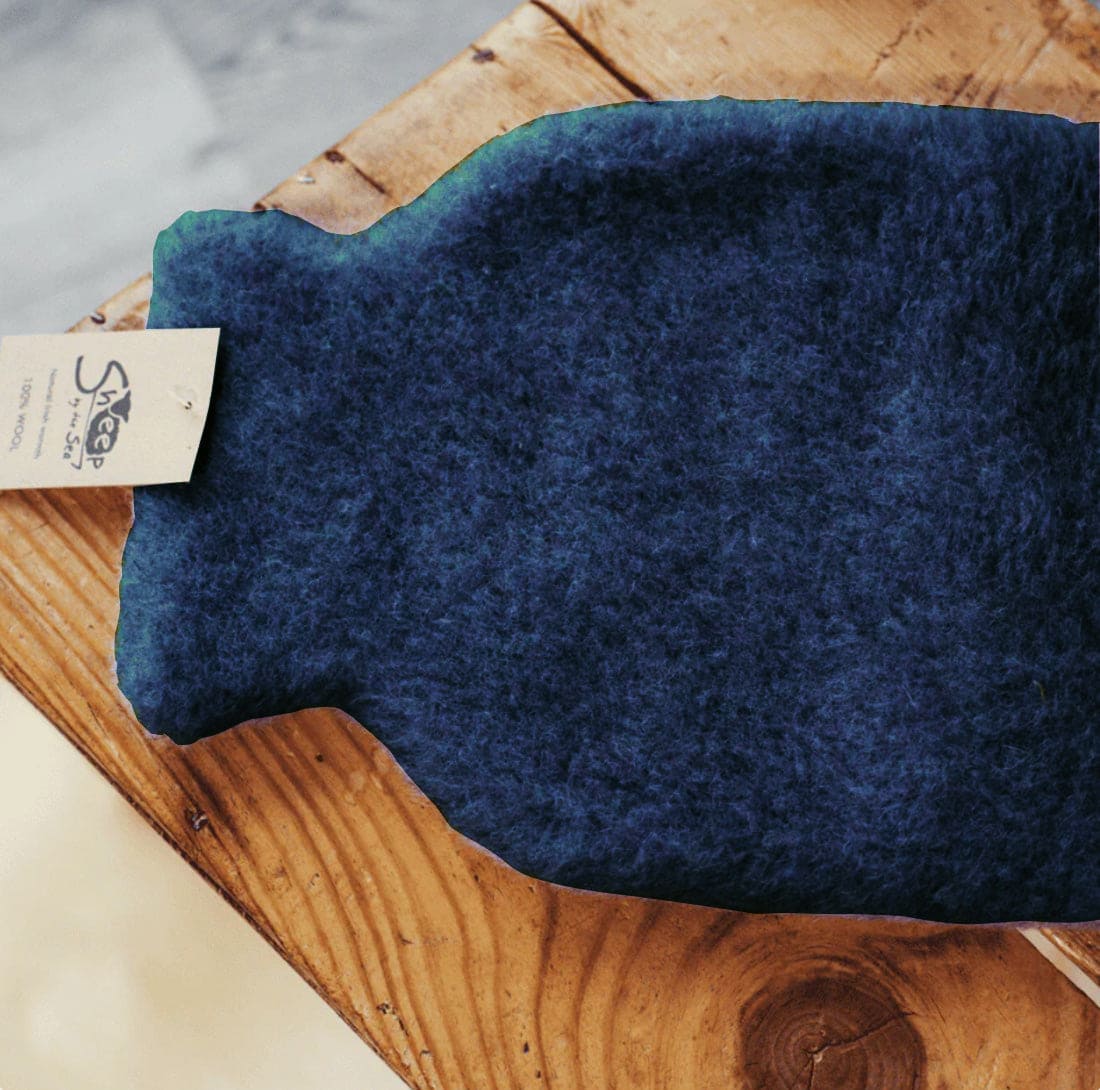 Dark Blue Hot Water Bottle