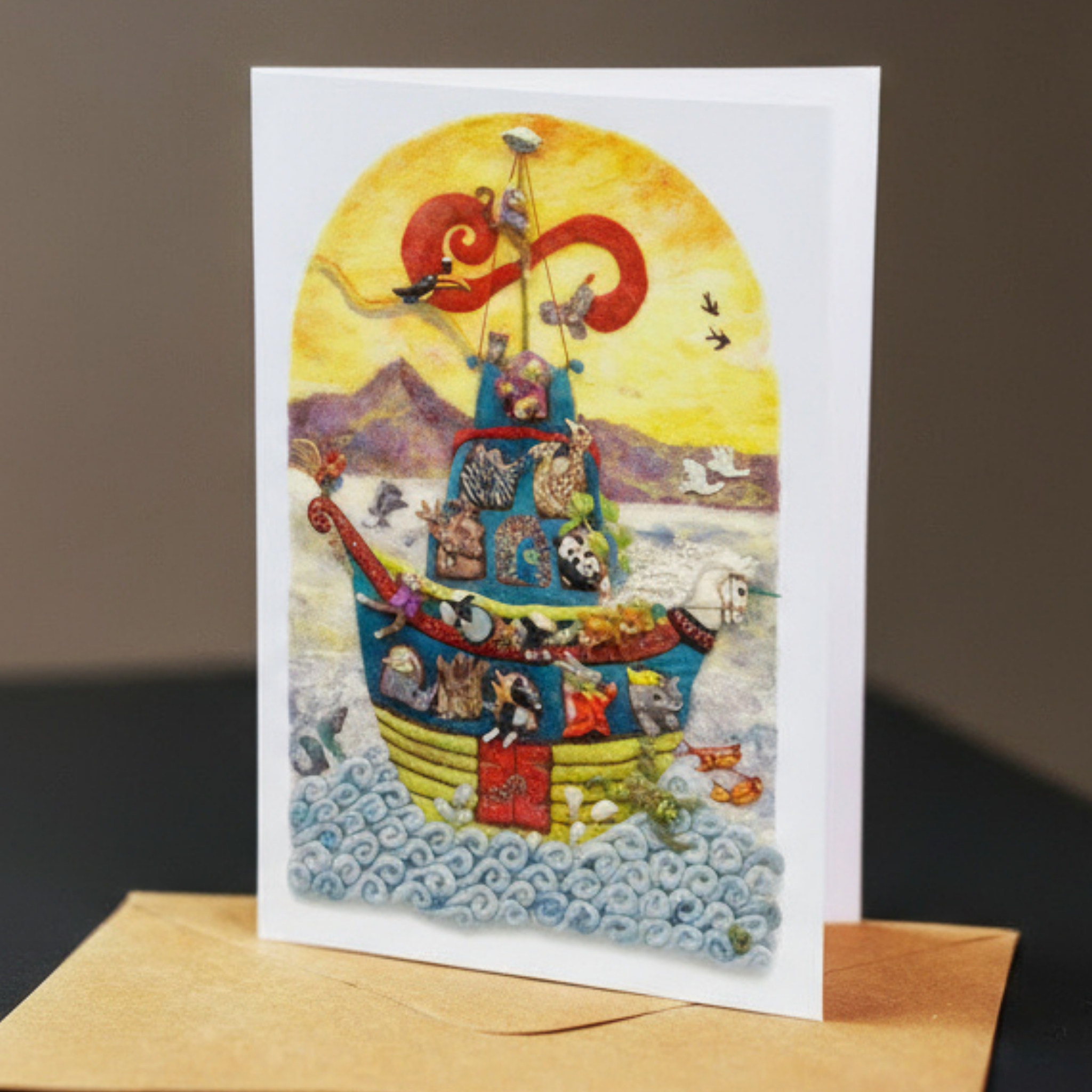 Noah's Celtic Cruise - Greeting Card