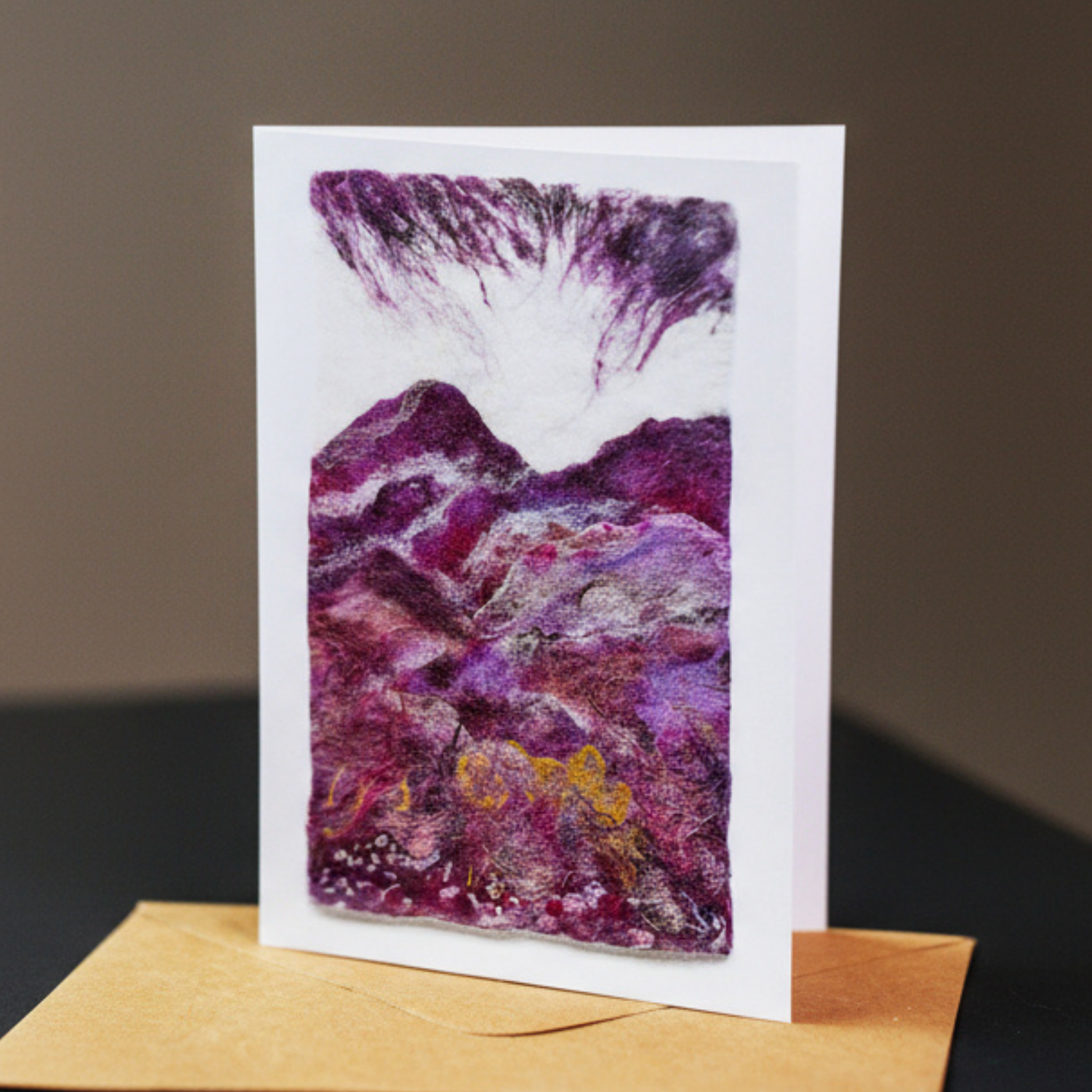 Purple Mountain - Greeting Card