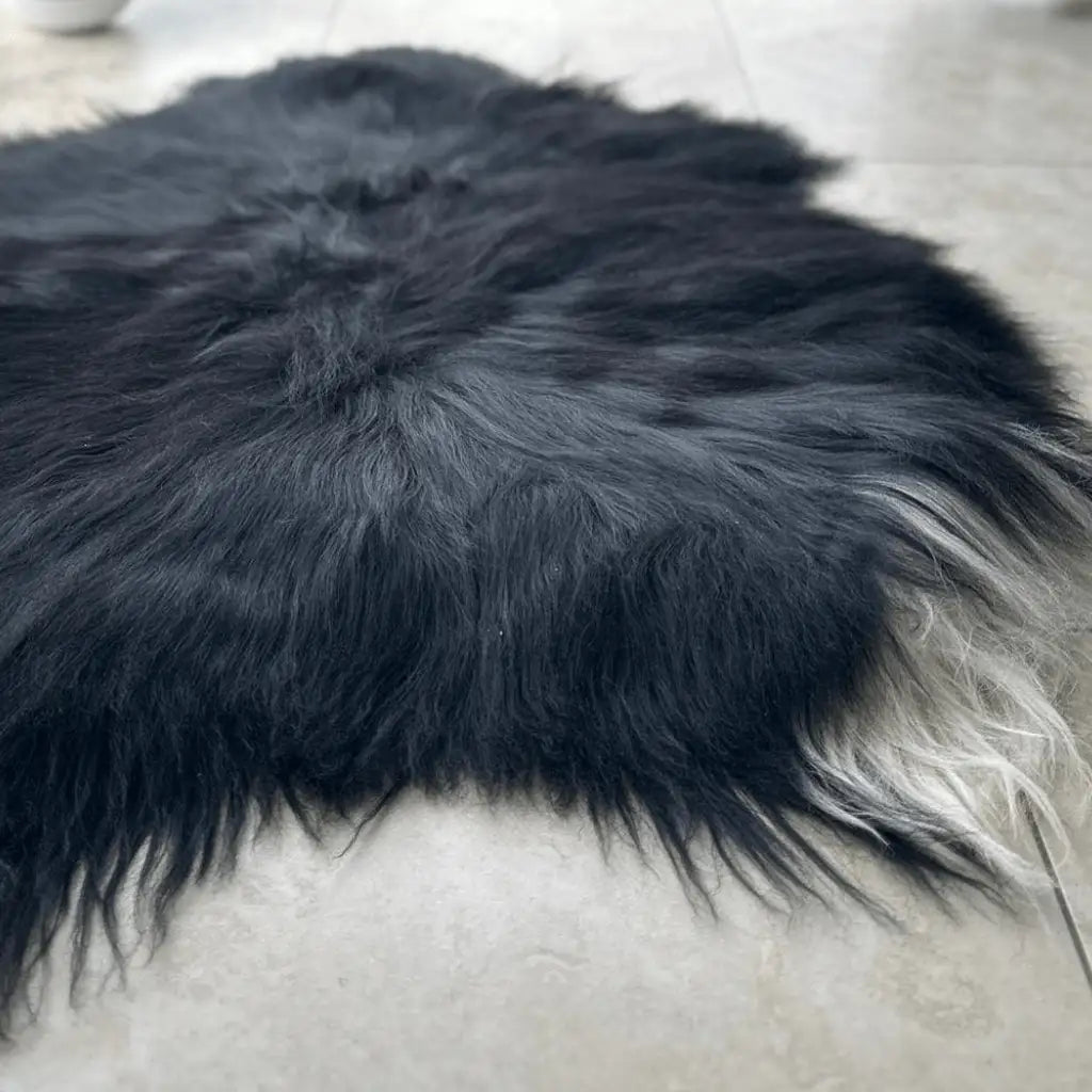 Waterford Sheepskins Sheepskin Rug - Rare Breed - Black and  Cream