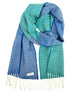 Lambswool Scarf - Aqua Wave