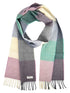 Lambswool Scarf - Spearmint and Smoke Check