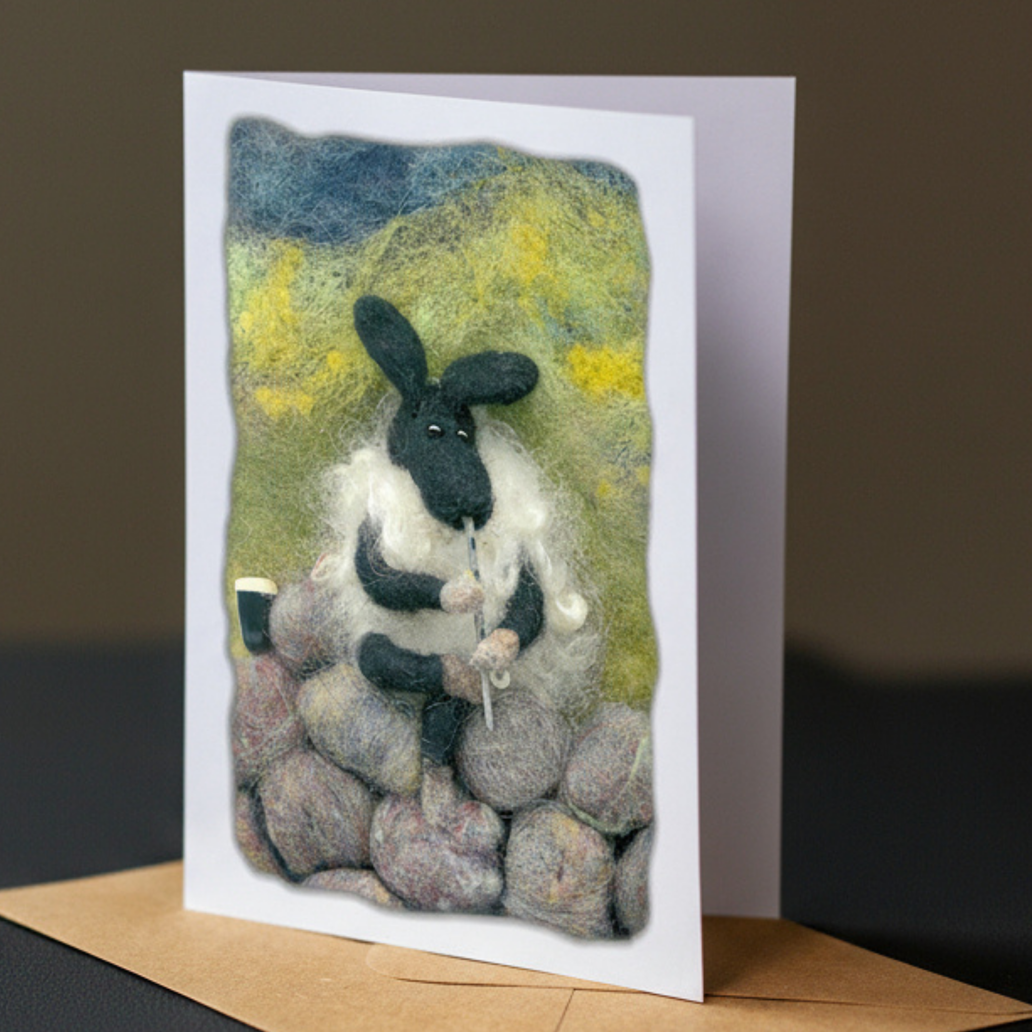 Whistling Sheep - Greeting Card