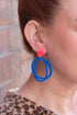 The Messy Brunette A Little Idea - CMAT Earrings, Blue